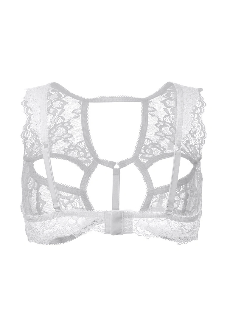 Бралетт кружевной Erolanta, белый (46-48)