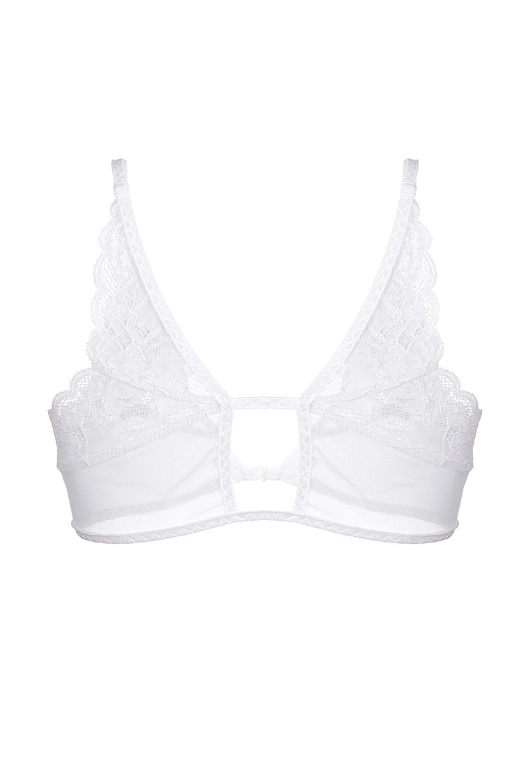 Бралетт Erolanta Odette с застежкой спереди, белый