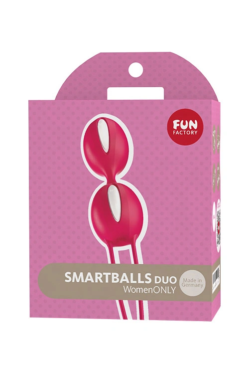 Вагинальные шарики Fun Factory SMARTBALLS DUO, силикон, красные, 17 см