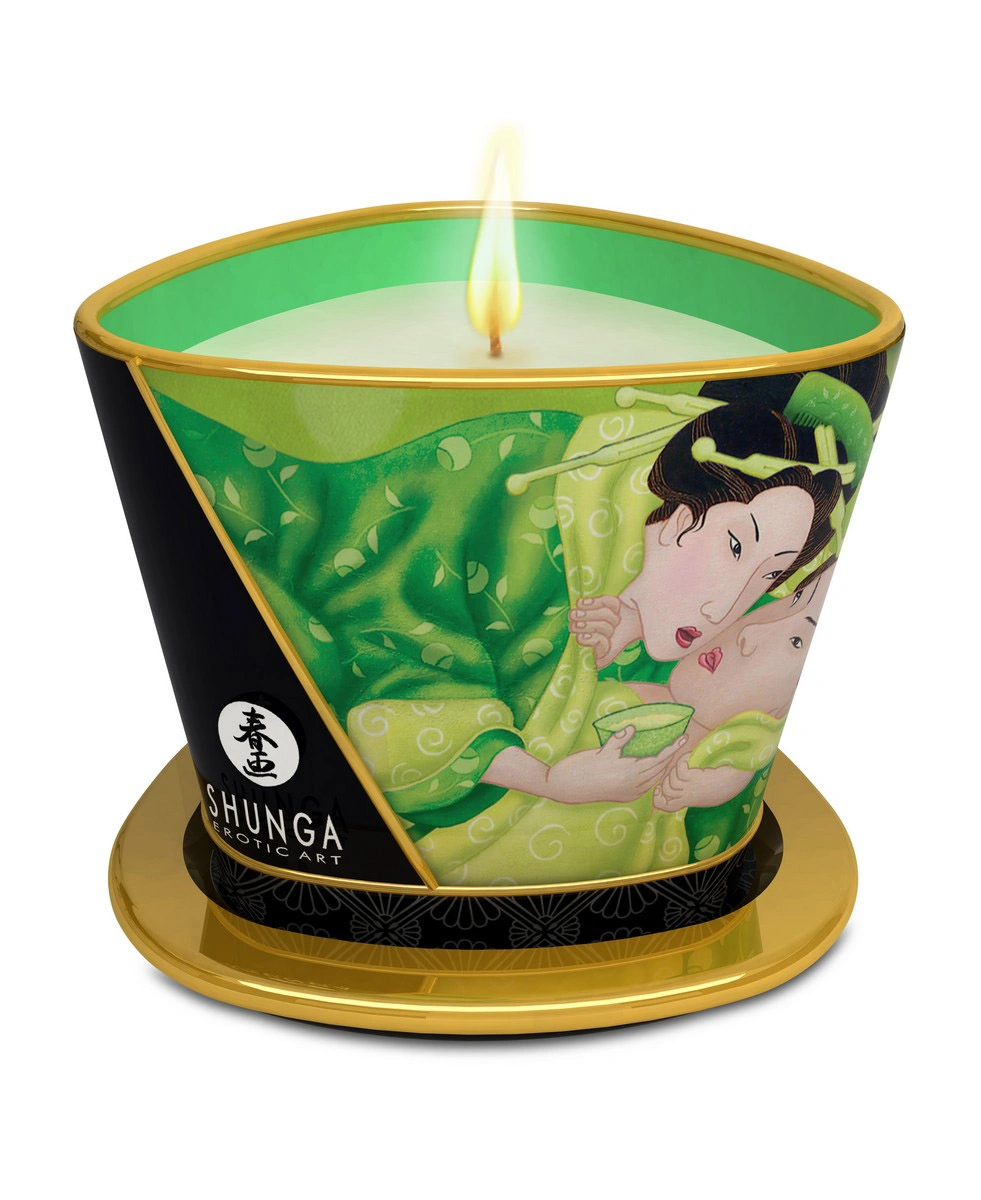 Массажное аромамасло в виде свечи Shunga «Спокойствие. Зеленый чай»(Zenitude.Exotic Green Tea) 170мл