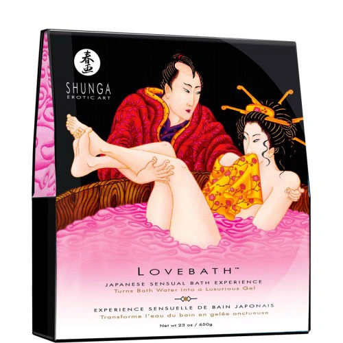 Порошок для принятия ванны Shunga серии LOVEBATH «Фрукты Дракона», розовый, 650 гр