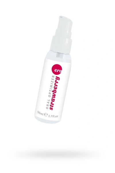 Съедобный гель Gel optimizer для орального секса, с охлаждающим эффектом, со вкусом клубники, 50 мл.