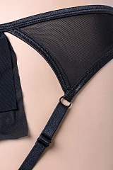 Бюстгальтер и трусики-уверты Candy Girl, черные