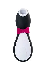 Вакуум-волновой бесконтактный стимулятор клитора Satisfyer Penguin, силикон, черный, 10,8 см