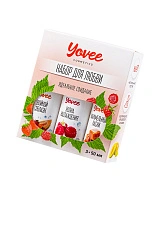 Набор гелей-смазок Yovee для любви (721002+721008+721014), вкус (малин+клубн/дыня+карамель), 3х50 мл