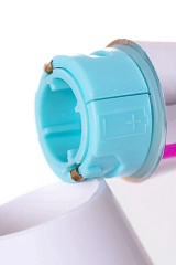 Вибратор с клиторальным стимулятором A-Toys by TOYFA Mady, силикон, розовый, 20,4 см