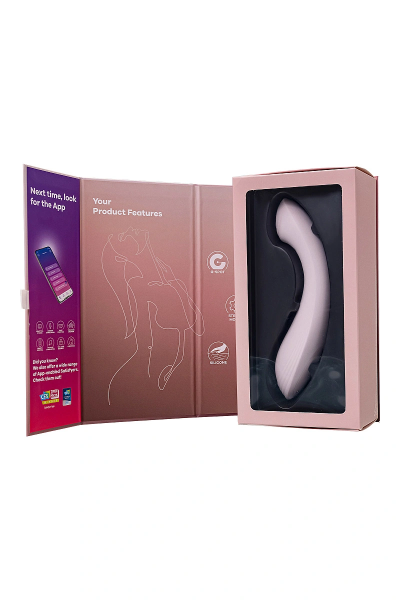 Вибратор для точки G Satisfyer G-Force, бежевый, 19 см