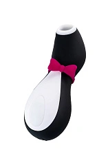 Вакуум-волновой бесконтактный стимулятор клитора Satisfyer Penguin, силикон, черный, 10,8 см