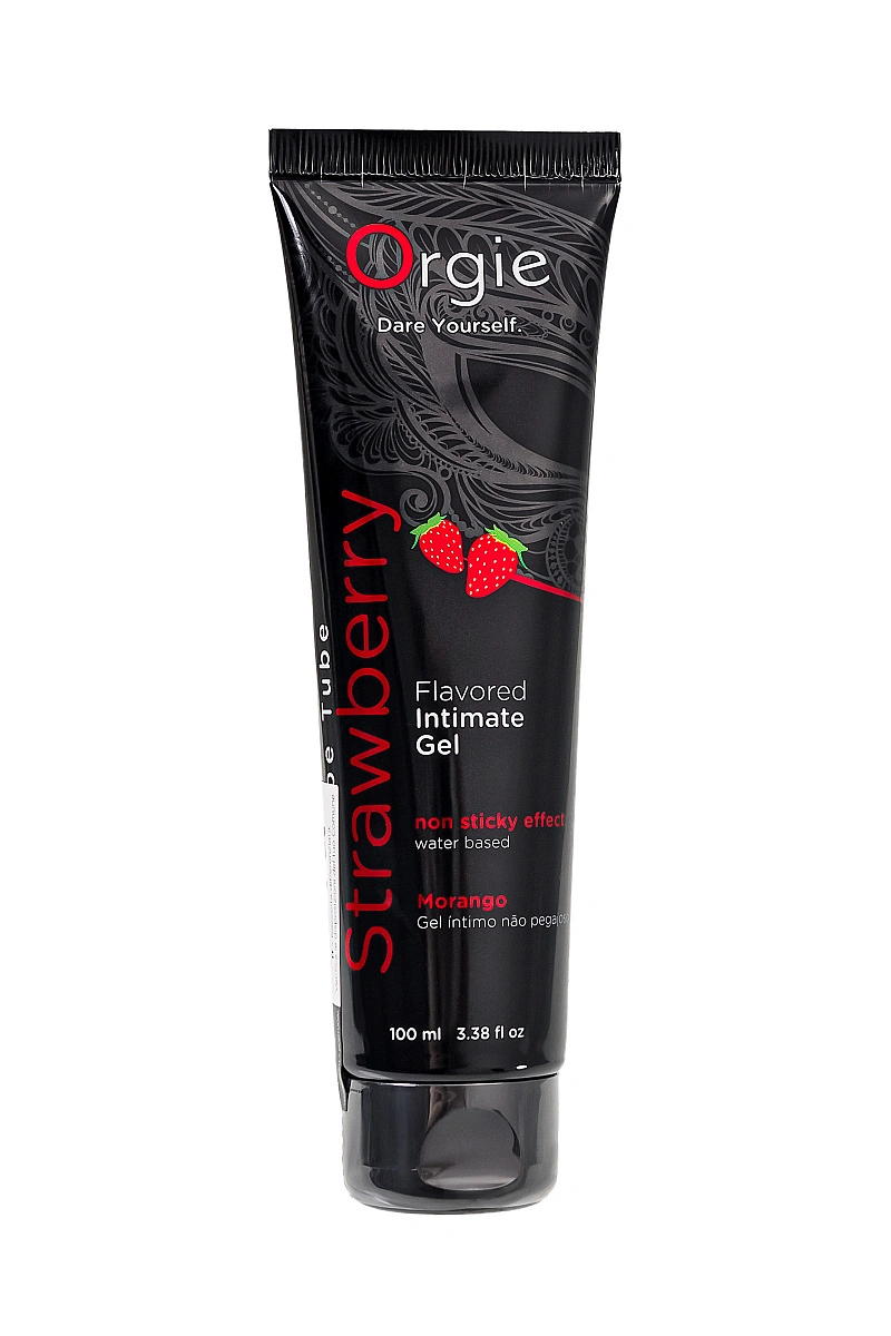 Интимный гель ORGIE LUBE TUBE, водная основа, с клубничным вкусом, 100 мл