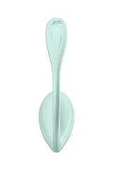 Виброяйцо Satisfyer Smooth Petal Connect App, мятное, 6,5 см