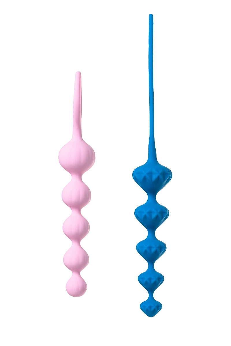 Набор анальных цепочек Satisfyer Beads, силикон, ассорти, 27 см.