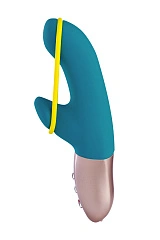 Вибратор Fun Factory AMORINO, силикон, голубой, 17 см