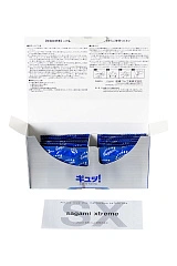 Презервативы Sagami, 6 fit v, латекс, 19 см, 5,3 см, 12 шт.