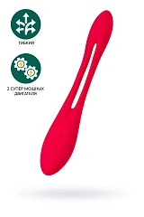 Гибкий вибратор с фиксацией формы Satisfyer Elastic Joy, красный, 20 см