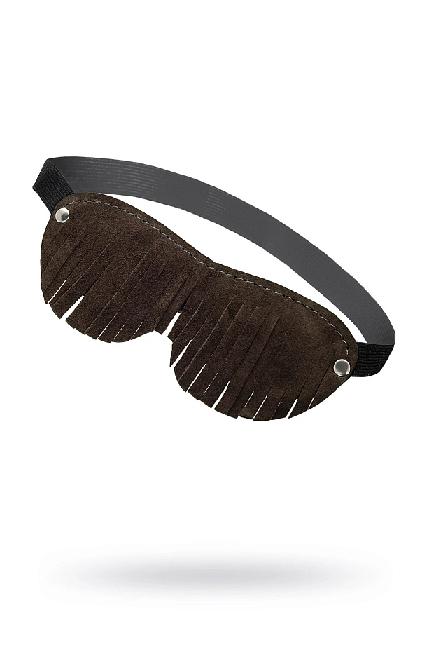 Маска Pecado, с бахромой, натуральный велюр, коричневый