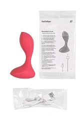 Анальная вибровтулка Satisfyer Backdoor Lover, красная, 11,2 см