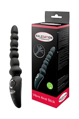 Анальный вибростимулятор MALESATION Vibro Anal Stick, силикон, черный