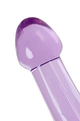 Нереалистичный фаллоимитатор Jelly Dildo S Toyfa Basic, TPE, фиолетовый, 15,5 см