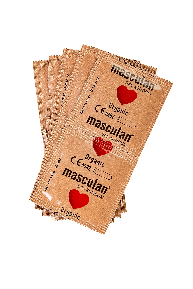 Презервативы masculan  ORGANIC № 10 утонченные, 18,5 см, 5.3 см, 10 шт.