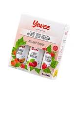 Набор гелей-смазок Yovee для любви (721004+721008+721010), вкус (клубн+клубн/дыня+малин/мята),3х50мл