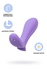 Анальный вибратор Satisfyer Intensity Plug Connect App, силикон, фиолетовый, 9 см