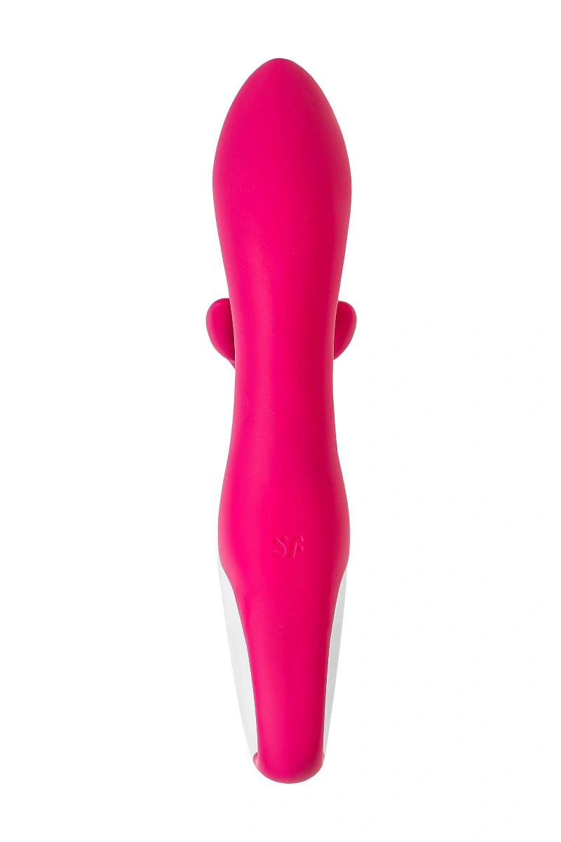 Нереалистичный вибратор Satisfyer Embrace me, силикон, малиновый, 22,5 см