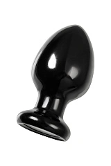 Анальная втулка TOYFA POPO Pleasure Cetus β, PVC, черная, 13 см, Ø 6,8 см