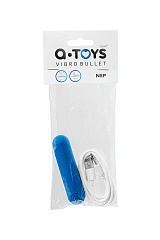 Вибропуля A-Toys by TOYFA NEP, силикон, синий, 8 см