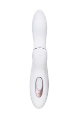 Вибратор Satisfyer Pro+ G-Spot, с вакуум-волновым стимулятором, силикон, белый, 22 см