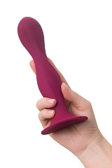 Фаллоимитатор Satisfyer Double Ball-R, силикон, красный, 18 см