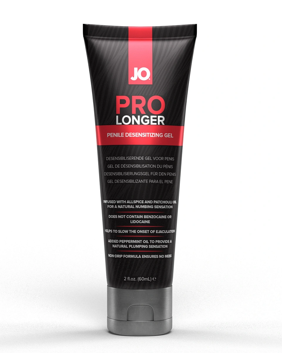 Пролонгирующий гель для мужчин умеренного действия JO Prolonger Desensitizing Gel, 60 мл
