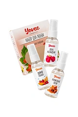 Набор гелей-смазок Yovee для любви (721002+721008+721014), вкус (малин+клубн/дыня+карамель), 3х50 мл