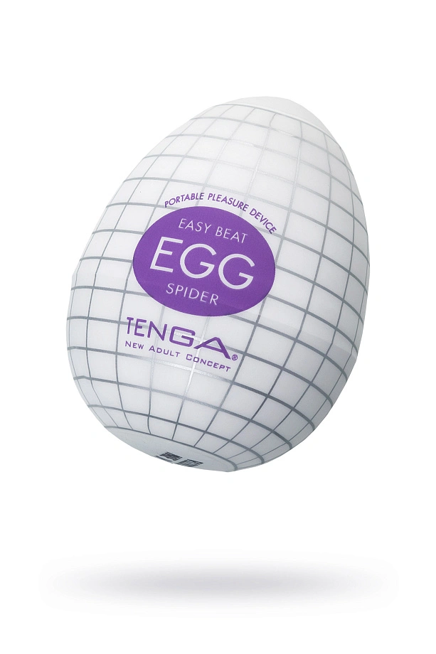 Нереалистичный мастурбатор TENGA № 3 Spider, TPE, белый, 6,1 см