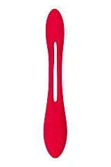 Гибкий вибратор с фиксацией формы Satisfyer Elastic Joy, красный, 20 см