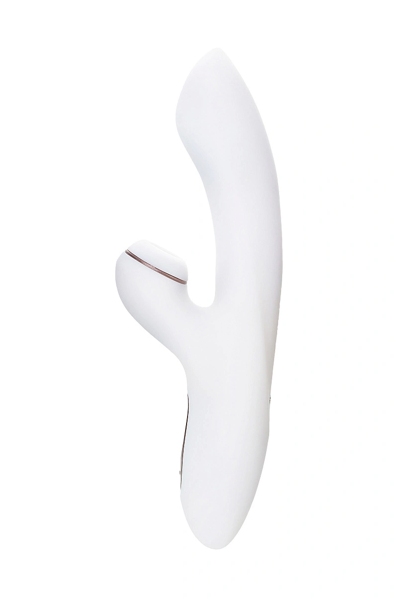 Вибратор Satisfyer Pro+ G-Spot, с вакуум-волновым стимулятором, силикон, белый, 22 см