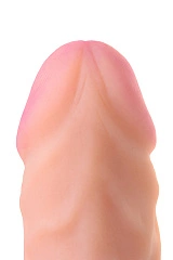 Фаллоимитатор-гигант LoveToy, реалистичный, neoskin, телесный, 27 см, Ø 6,8 см