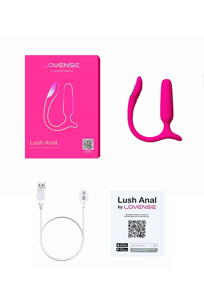 Анальный вибратор с клиторальной стимуляцией LOVENSE Lush Anal