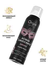 Шипучая пена для массажа Orgie Acqua Croccante Sakura, аромат цветов сакуры, 150 мл