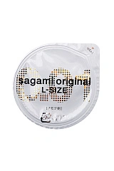 Презервативы Sagami, original 0.01, полиуретан, LARGE, 2 шт.