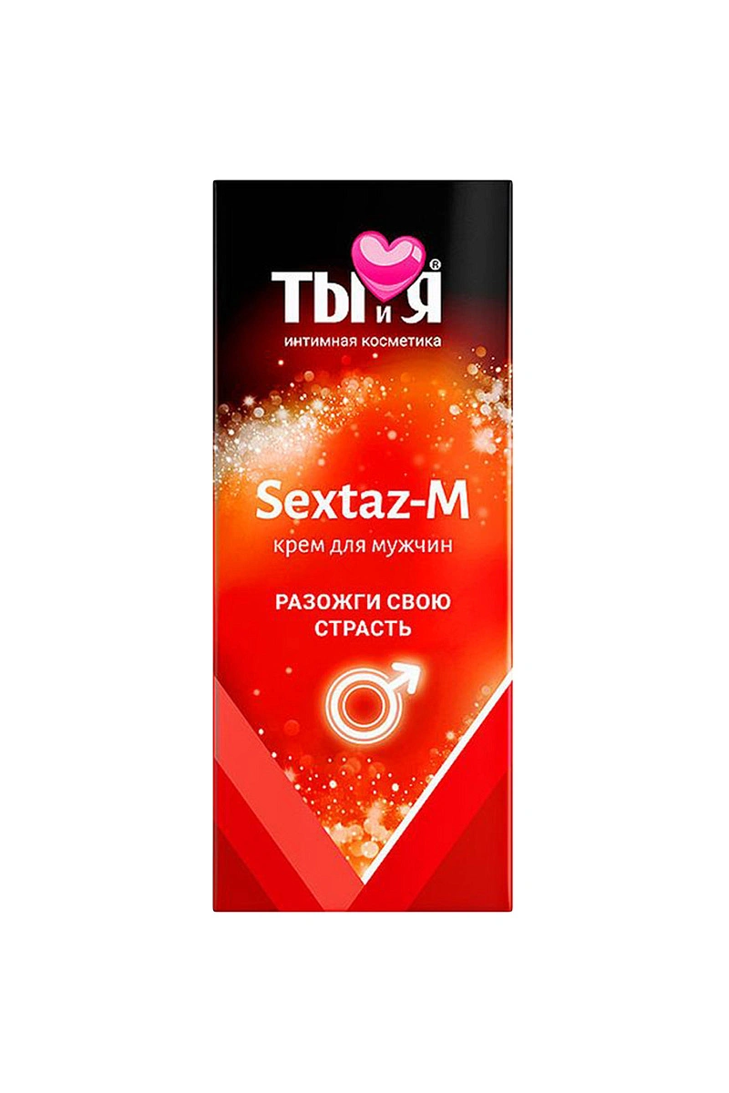 Крем возбуждающий Ты и Я "Sextaz-M" для мужчин, 25 г