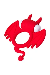 Эрекционное кольцо на член JOS SWEET DEVIL, силикон, красный, 8,5 см