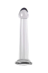 Нереалистичный фаллоимитатор Jelly Dildo S Toyfa Basic, TPE, прозрачный, 15,5 см