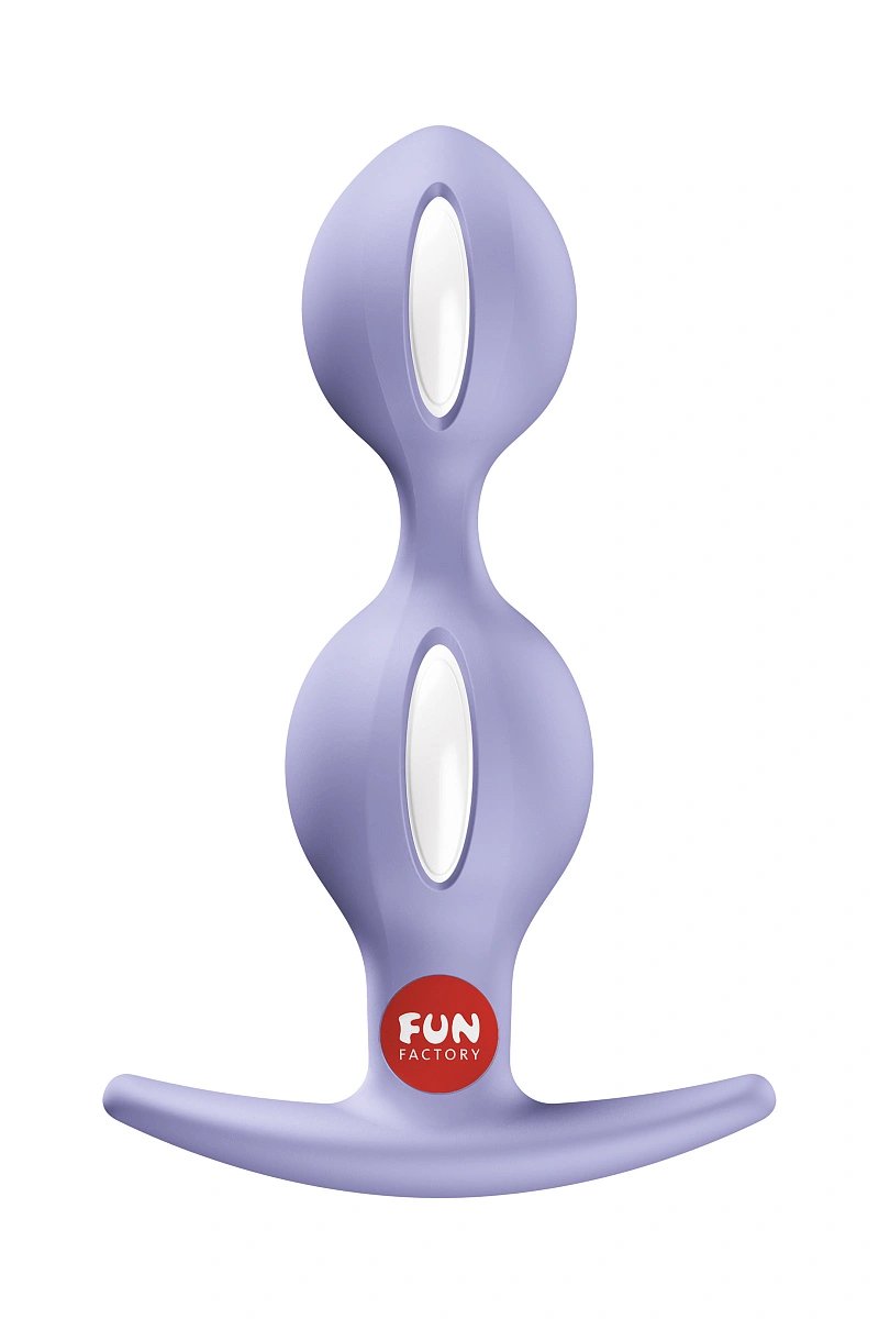 Анальный стимулятор Fun Factory B Balls Duo, силикон, сиреневый, 15 см
