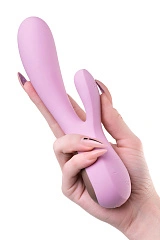 Нереалистичный вибратор Satisfyer Mono Flex Connect App, силикон, розовый, 20,4 см.