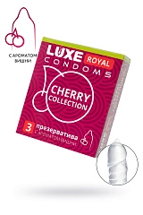 Презервативы Luxe, royal, cherry collection, 18 см, 5,2 см, 3 шт.