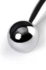 Уретральный плаг TOYFA Metal с ограничителем-шариком, серебряный