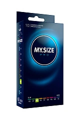 Презервативы My.Size, латекс, 16 см, 4,9 см, 10 шт.