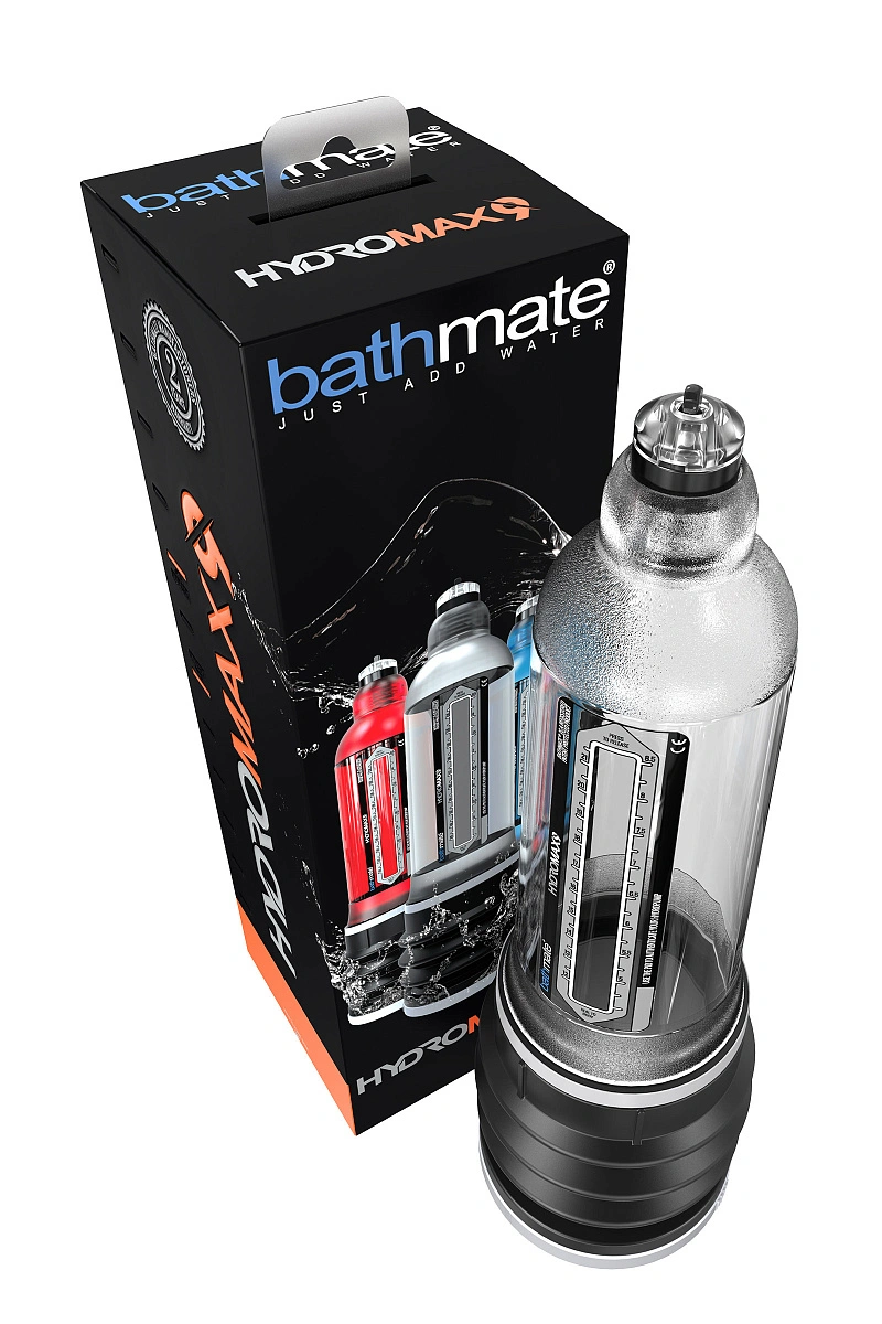 Гидропомпа Bathmate HYDROMAX9, ABS пластик, прозрачная, 32,5 см (аналог Hydromax X40)