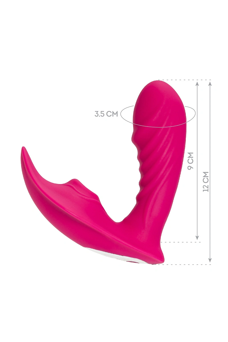 Стимулятор точки G с вакуум-волновой стимуляцией JOS Shani, силикон, розовый, 12 см