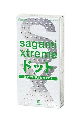 Презервативы Sagami, xtreme, type-e, латекс, 18,5 см, 5,2 см, 10 шт.